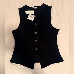 American Eagle Outfitters Black Sleeveless Top